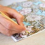 Clare Twomey in her studio, London 2016